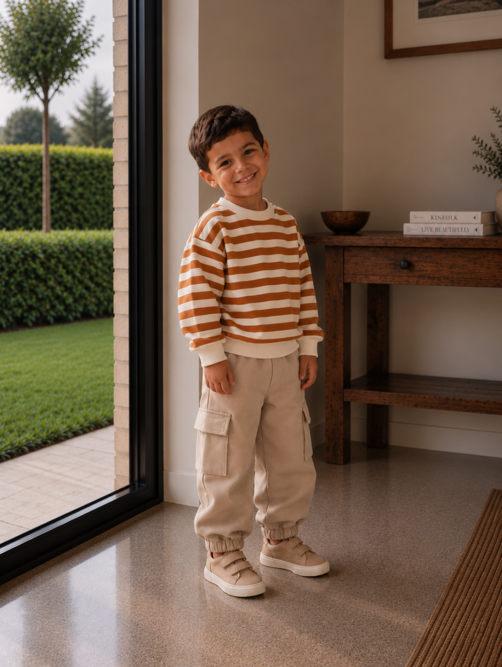 Cargo broek taupe