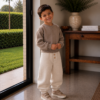 Jogger beige ruit Jogger beige ruit